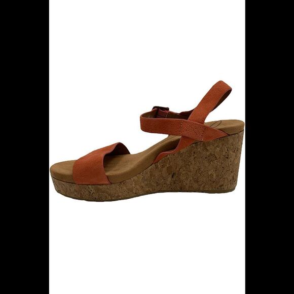 Zodiac Adjustable Strap Wedge Sandal Piper Chili - Medium - Picture 4 of 5